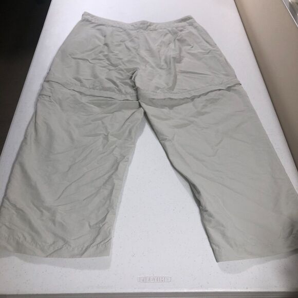 Royal Robbins Capri Pants Womens 14 Beige Convertible Gorpcore Outdoor Hiking - Picture 3 of 9